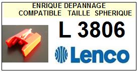 LENCO-L3806  L-3806-POINTES-DE-LECTURE-DIAMANTS-SAPHIRS-COMPATIBLES