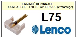LENCO-L75  (2MONTAGE)-POINTES-DE-LECTURE-DIAMANTS-SAPHIRS-COMPATIBLES
