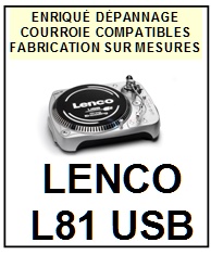 LENCO-L81USB-COURROIES-COMPATIBLES