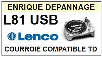 LENCO-L81USB-COURROIES-COMPATIBLES