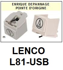 LENCO-L81USB L81-USB-POINTES-DE-LECTURE-DIAMANTS-SAPHIRS-COMPATIBLES
