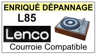 LENCO L85 <br>Courroie d\'entrainement pour Tourne-disques (<b>flat belt</b>)<small> 2016-01</small>