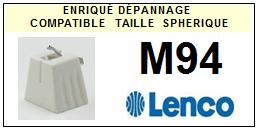 LENCO-M94-POINTES-DE-LECTURE-DIAMANTS-SAPHIRS-COMPATIBLES