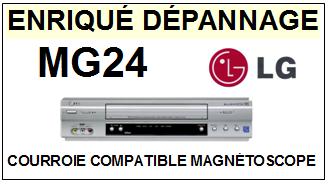 LG MG24  <br>Courroie pour Magntoscope (square belt)<small> 2015-10</small>