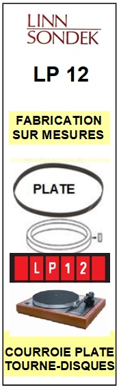 LINN SONDEK-LP12-COURROIES-COMPATIBLES