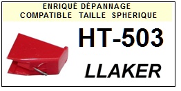 LLAKER HT503 HT-503 <br>Pointe sphrique pour tourne-disques (<B>sphrical stylus</b>)<SMALL> 2016-11</SMALL>