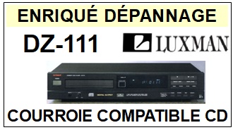 LUXMAN DZ111 DZ-111 <br>
Courroie pour lecteur CD (<b>Cd player square belt</b>)