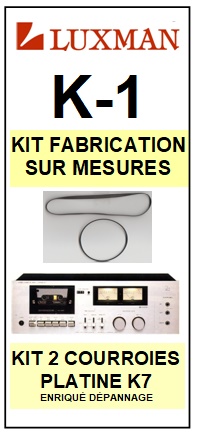 LUXMAN-K1 K-1-COURROIES-ET-KITS-COURROIES-COMPATIBLES