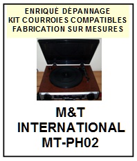 MT INTERNATIONAL-MTPH02 MT-PH02-COURROIES-ET-KITS-COURROIES-COMPATIBLES