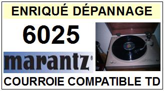 MARANTZ 6025  Courroie Tourne-disques <BR><small>a 2014-03</small>