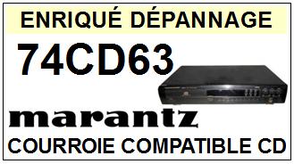 MARANTZ 74CD63  Courroie Compatible Platine Cd