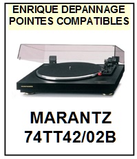 MARANTZ-74TT42/02B-POINTES-DE-LECTURE-DIAMANTS-SAPHIRS-COMPATIBLES