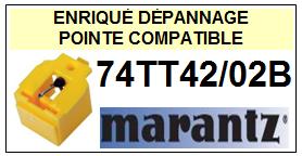 MARANTZ-74TT42/02B-POINTES-DE-LECTURE-DIAMANTS-SAPHIRS-COMPATIBLES
