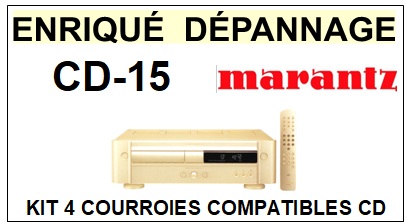 MARANTZ-CD15 CD-15-COURROIES-ET-KITS-COURROIES-COMPATIBLES