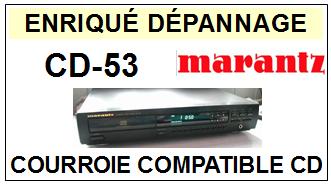 MARANTZ-CD53 CD-53-COURROIES-ET-KITS-COURROIES-COMPATIBLES