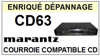 MARANTZ-CD63 CD-63-COURROIES-COMPATIBLES