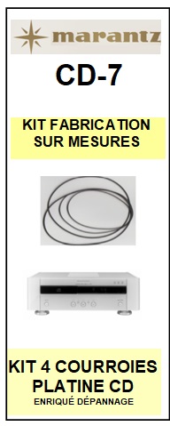 MARANTZ-CD7 CD-7-COURROIES-COMPATIBLES