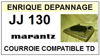 MARANTZ<BR> JJ130 Courroie (flat belt) Tourne-disques <BR><small>sc 2015-04</small>