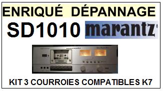 MARANTZ<br> SD1010  kit 3 courroies (set belts) pour platine K7 <br><small> 2015-02</small>