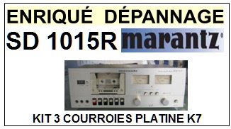 MARANTZ SD1015R  <BR>kit 3 courroies pour platine k7 (<b>set belts</b>)<small> 2016-12</small>