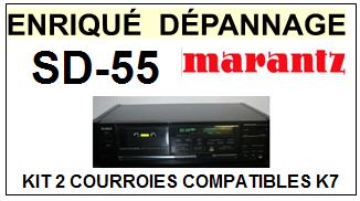 MARANTZ <br>SD55 SD-55 kit 2 Courroies Platine K7 <br><small>a 2014-09</small>