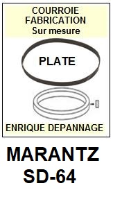 MARANTZ-SD64 SD-64-COURROIES-COMPATIBLES