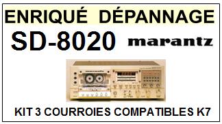MARANTZ-SD8020 SD-8020-COURROIES-COMPATIBLES