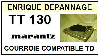 MARANTZ<br>  TT130  Courroie(flat belt)  Tourne-disques <BR><small>sc 2015-03</small>