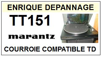 MARANTZ  TT151    Courroie Compatible Tourne-disques