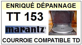 MARANTZ TT153 <br>courroie pour tourne-disques (flat belt)<small> 2015-11</small>