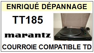 MARANTZ<br> TT185 Courroie (flat belt) pour Tourne-disques <BR><small>sce(1+2) 2015-01</small>