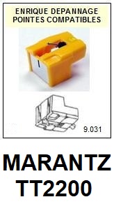 MARANTZ-TT2200-POINTES-DE-LECTURE-DIAMANTS-SAPHIRS-COMPATIBLES