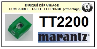 MARANTZ-TT2200. (2 MONTAGE)-POINTES-DE-LECTURE-DIAMANTS-SAPHIRS-COMPATIBLES