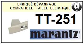 MARANTZ-TT251 TT-251-POINTES-DE-LECTURE-DIAMANTS-SAPHIRS-COMPATIBLES