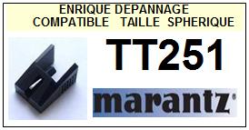 MARANTZ-TT251. TT-251 (2MODELE)-POINTES-DE-LECTURE-DIAMANTS-SAPHIRS-COMPATIBLES