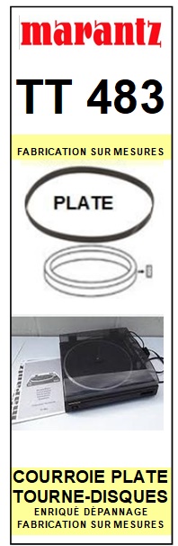 MARANTZ-TT483-COURROIES-COMPATIBLES