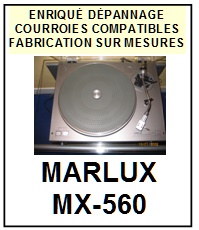 MARLUX-MX560 MX-560-COURROIES-COMPATIBLES