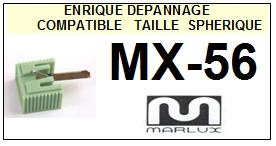 MARLUX-MX56 MX-56-POINTES-DE-LECTURE-DIAMANTS-SAPHIRS-COMPATIBLES