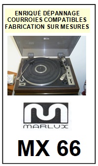 MARLUX-MX66-COURROIES-COMPATIBLES