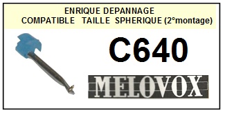 MELOVOX-C640.  (2MONTAGE)-POINTES-DE-LECTURE-DIAMANTS-SAPHIRS-COMPATIBLES