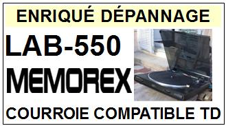 MEMOREX-LAB550 LAB-550-COURROIES-ET-KITS-COURROIES-COMPATIBLES