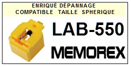 MEMOREX-LAB550  LAB-550-POINTES-DE-LECTURE-DIAMANTS-SAPHIRS-COMPATIBLES