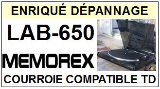 MEMOREX-LAB650 LAB-650-COURROIES-ET-KITS-COURROIES-COMPATIBLES