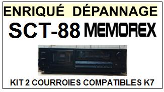 MEMOREX-SCT88 SCT-88-COURROIES-COMPATIBLES