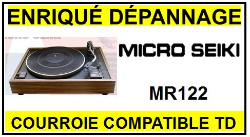 MICRO SEIKI  MR122 Courroie compatible TOURNE-DISQUES MICRO SEIKI   MR122