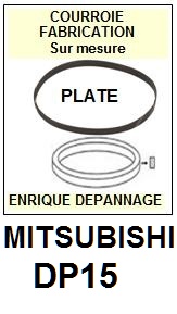 MITSUBISHI-DP15 DP-15-COURROIES-ET-KITS-COURROIES-COMPATIBLES