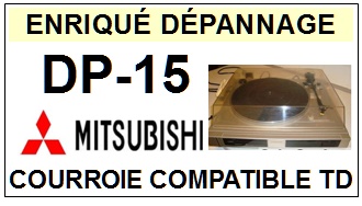 MITSUBISHI-DP15 DP-15-COURROIES-COMPATIBLES