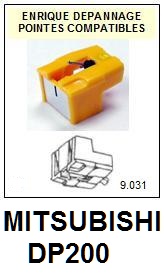 MITSUBISHI-DP200-POINTES-DE-LECTURE-DIAMANTS-SAPHIRS-COMPATIBLES