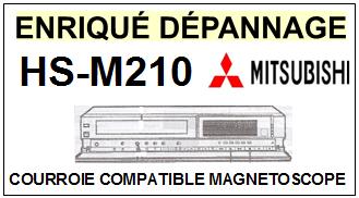 MITSUBISHI-HSM210 HS-M210-COURROIES-ET-KITS-COURROIES-COMPATIBLES
