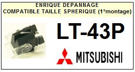 MITSUBISHI-LT43P  LT-43P (1MONTAGE)-POINTES-DE-LECTURE-DIAMANTS-SAPHIRS-COMPATIBLES